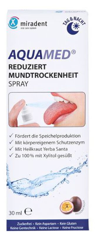Aquamed droge mond spray / passievrucht