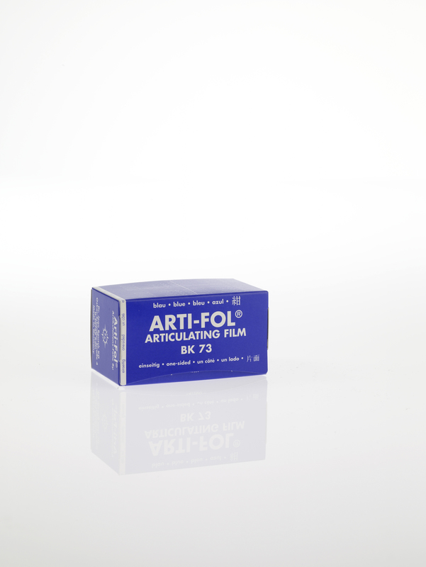 Bausch bk 73 arti-fol blauw 8mu enkelzijdig 75mm