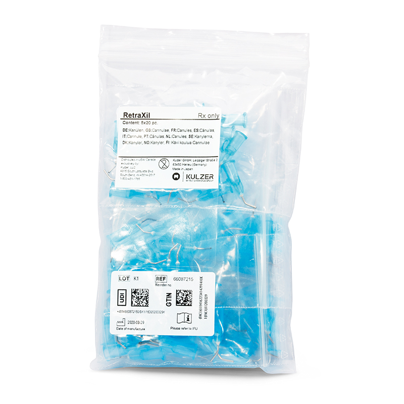 Retraxil canules refill