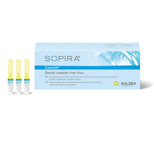 sopira carpule free flow geel 30g/0.3x12mm intral.