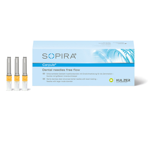 sopira carpule free flow grijs 27g/0.4x25mm intra.