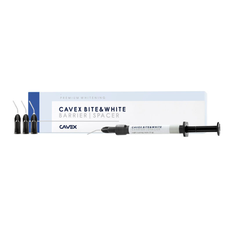 Cavex bite & white barrier/spacer