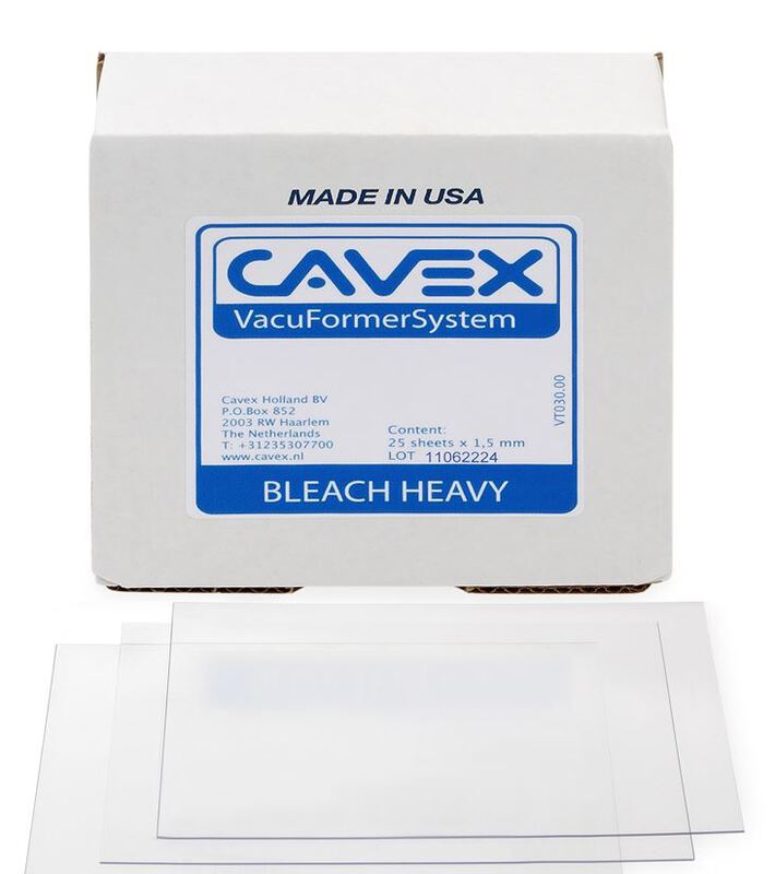 Vacuformer bleach heavy transparant 1,5mm