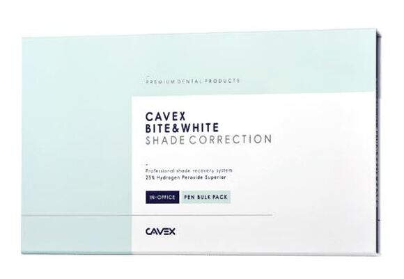 Cavex bite & white shade correction pen bulkpack