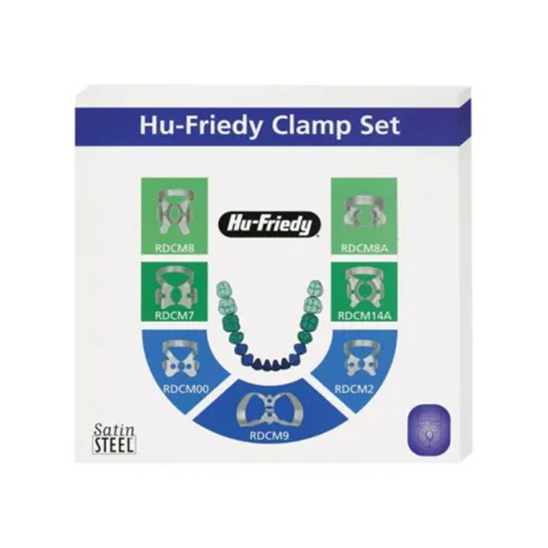 Hu-friedy cofferdamklemmen set rdcset7