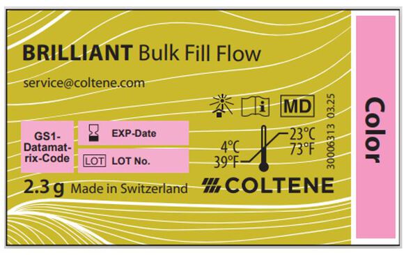 Brilliant bulk fill flow spuitje