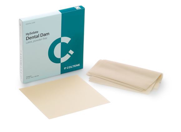 Hysolate latex dental dam light thin 152x152mm