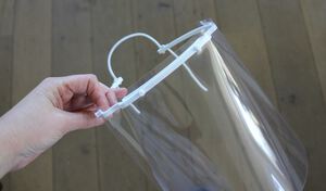 face shield set compleet / incl. 5 losse schilden