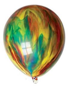 speelgoed ballonnen gemarmerd ca. 30cm