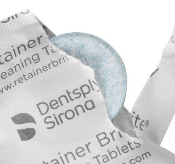 Retainer brite reinigingstabletten v. o.a. beugels
