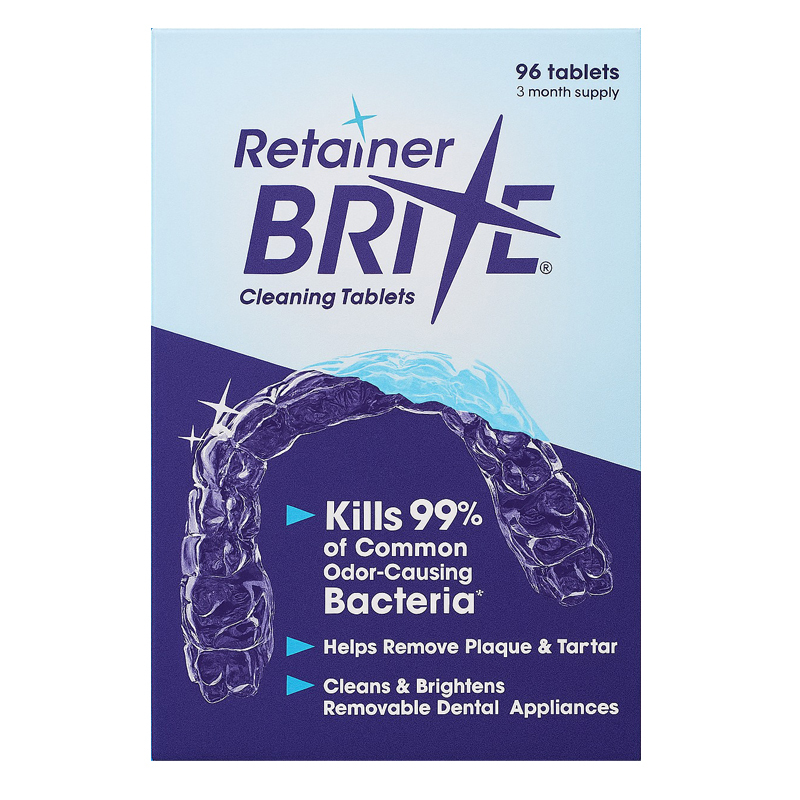 Retainer brite reinigingstabletten v. o.a. beugels