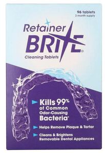 retainer brite reinigingstabletten v. o.a. beugels
