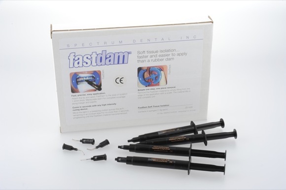 Fastdam/gingival barrier vloeibare cofferdam