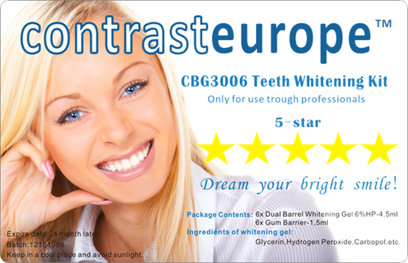 Contrast cb 6% hp in-office bleach + toebehoren