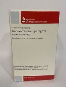 tranexaminezuur 50mg/ml mondspoeling