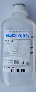natriumchloride 0.9% fysiologische zoutoplossing
