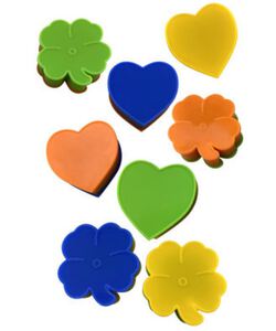 speelgoed tanddoosjes klaver- en hartvorm