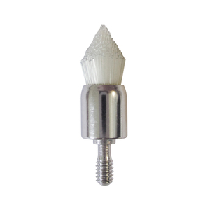 penseelborsteltjes screwtype wit nylon pointed