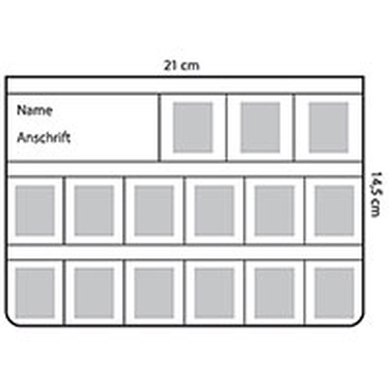 Mgk filmmapjes 15 vaks 3x4 80251