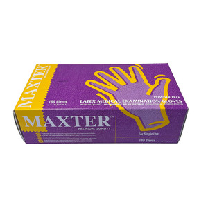 maxter handschoenen latex poedervrij small