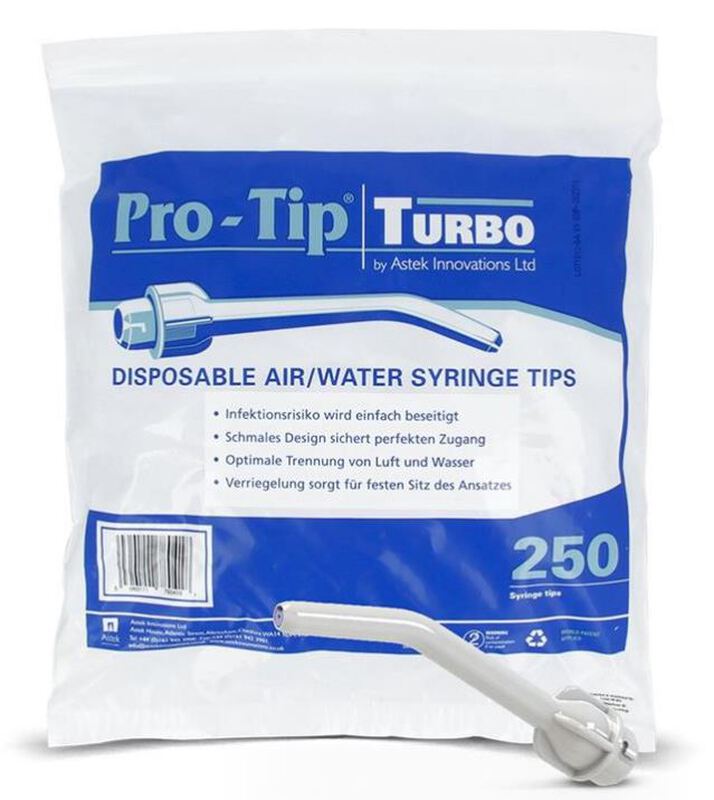 Pro-tip turbo disposable syringe tips wit