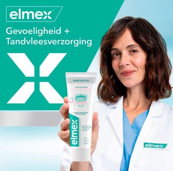 Elmex sensitive plus gum care tandpasta