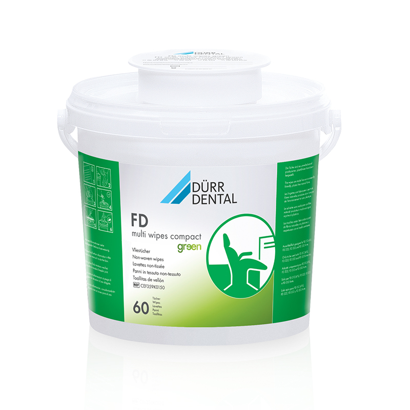 Durr fd multi wipes compact green 29x30cm refill/8