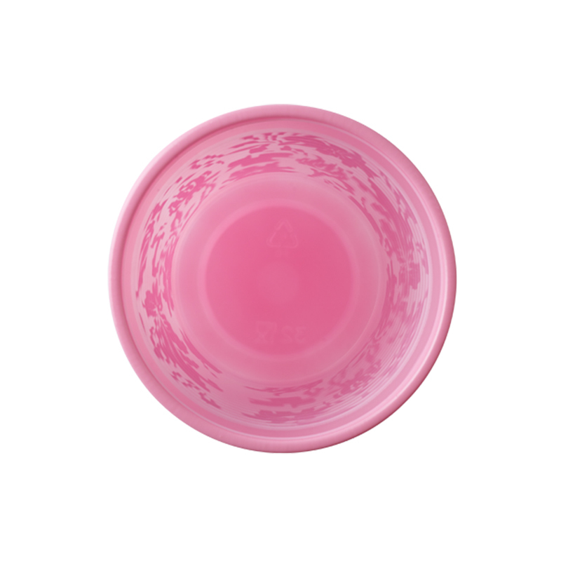 Monoart drinkbekers roze floral (met bloemen)