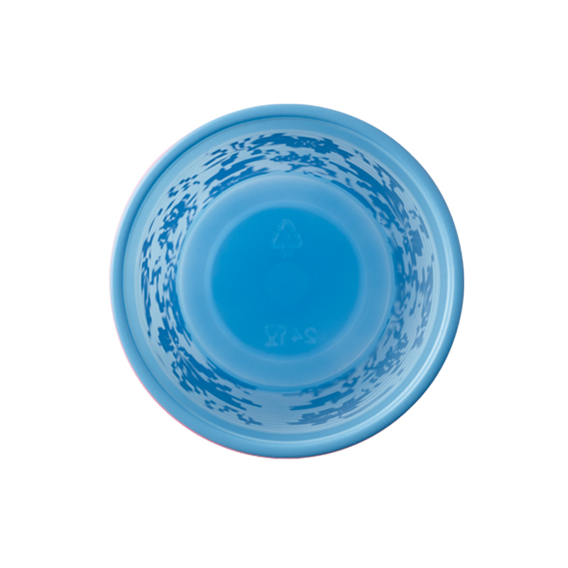 Monoart drinkbekers l.bl.floral (met bloemen)
