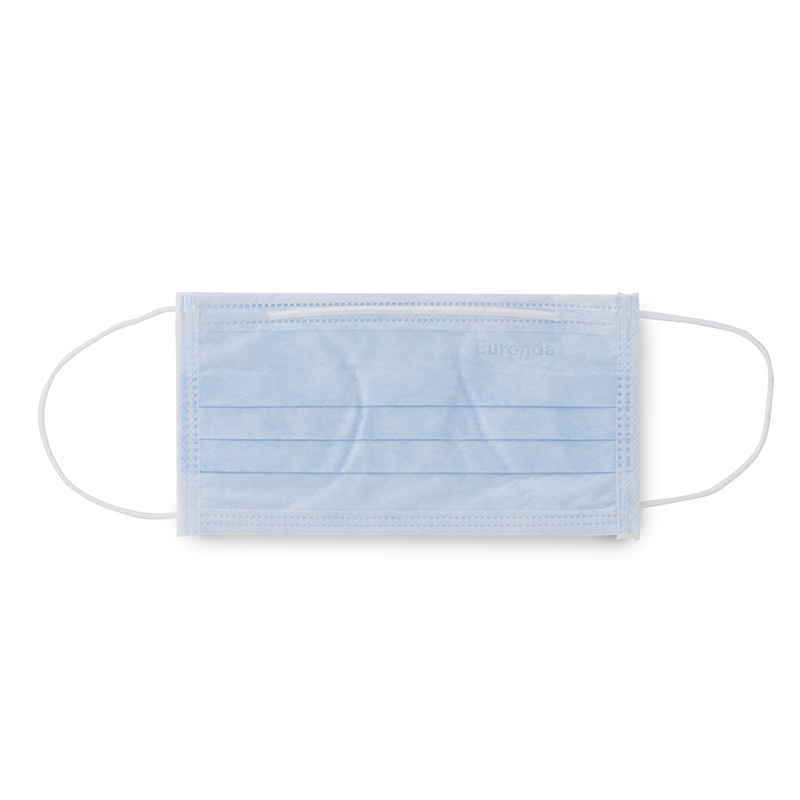 Monoart mondmaskers protection 3 (3-l) lichtblauw