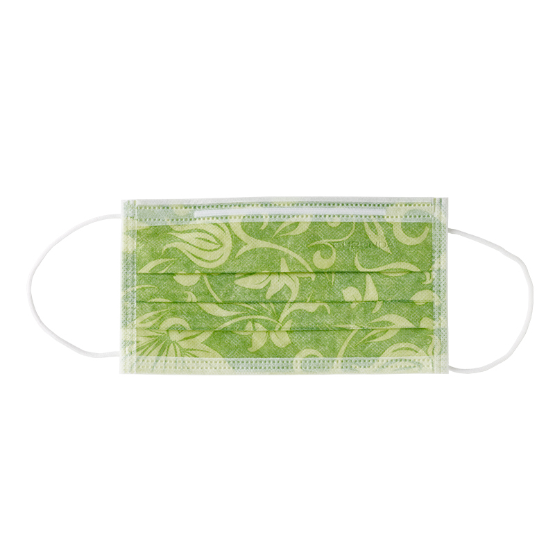 Monoart mondmaskers protection 3 (3-l) floral lime