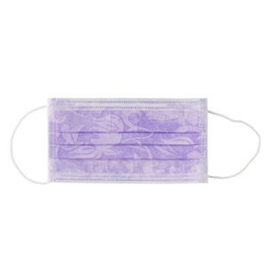 monoart mondmaskers protection 3 (3-l) floral lila