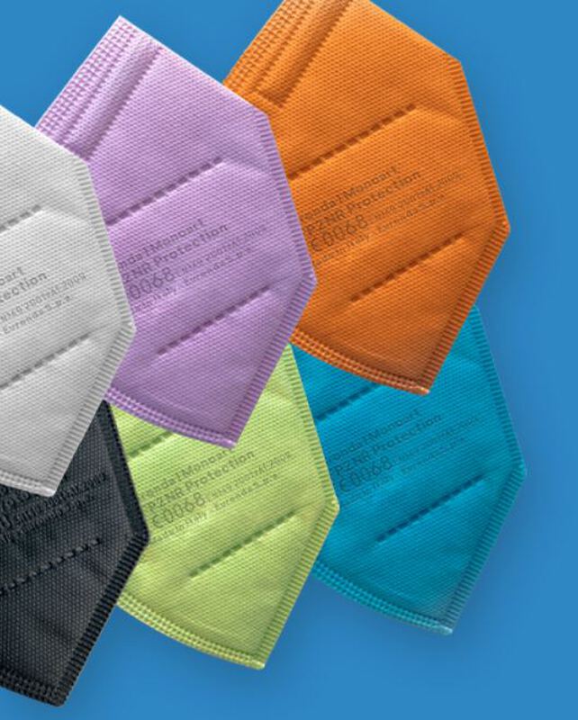 Monoart ffp2 nr protection mondmaskers zwart