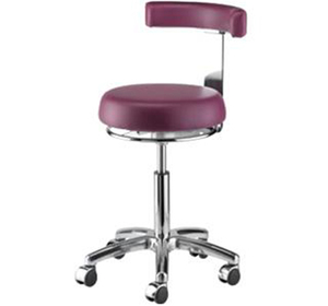 euronda onyx stoel grijs e01 met metalen voet