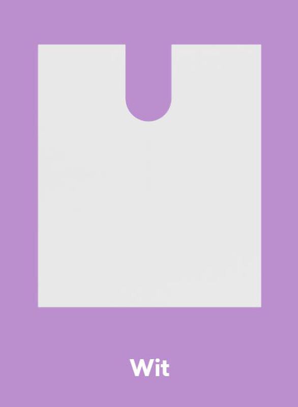 Monoart bib up wit / patienten servetten