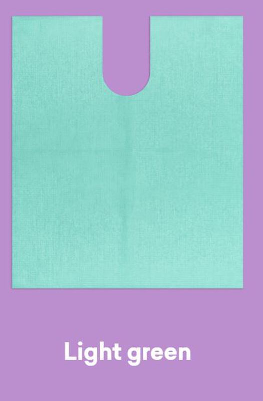 Monoart bib up groen / patienten servetten