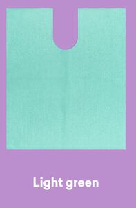 monoart bib up groen / patienten servetten