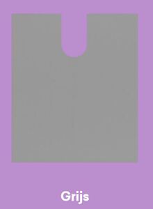monoart bib up grijs / patienten servetten