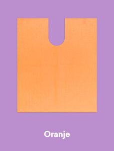 monoart bib up oranje / patienten servetten