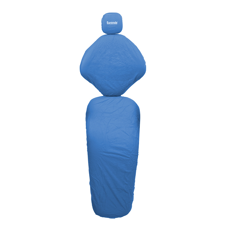 Monoart stoelhoezen/chaircovers blauw