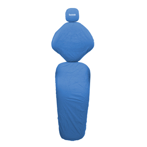 monoart stoelhoezen/chaircovers blauw
