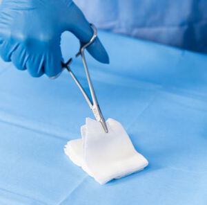 alle gaascompressen sterile 8-laags 7,5x6,5cm