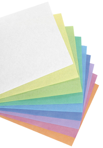 traypapier / filterpapier 18x28cm lime