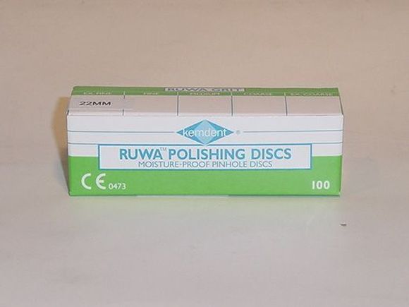 Ruwa papieren polijstschijfjes 22mm x-fine