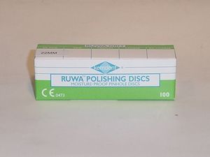 ruwa papieren polijstschijfjes 22mm x-fine