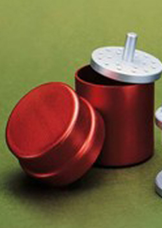 Mini endobox rond rood met inzet