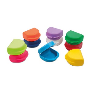 prothesebakjes/ ortho box geel