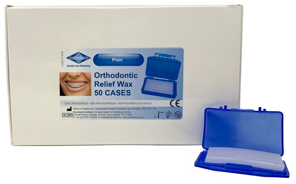 Orthodontic relief wax plain