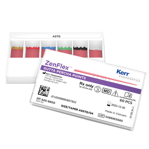zenflex gutta percha points assorted .04 taper