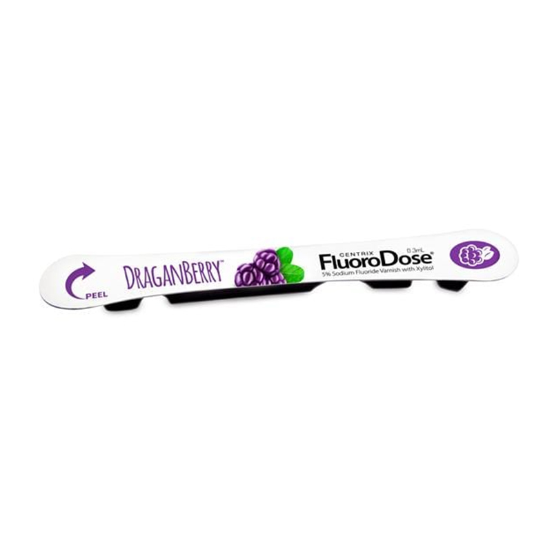 Fluorodose draganberry fluoride varnish + xylitol